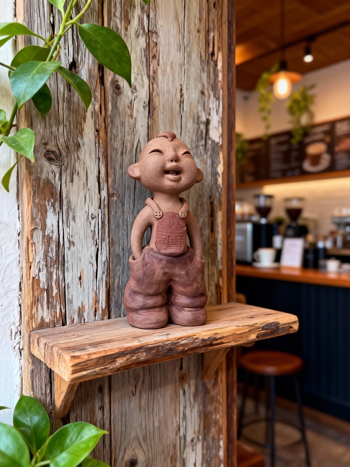 Handmade clay figurine – 肚兜童趣