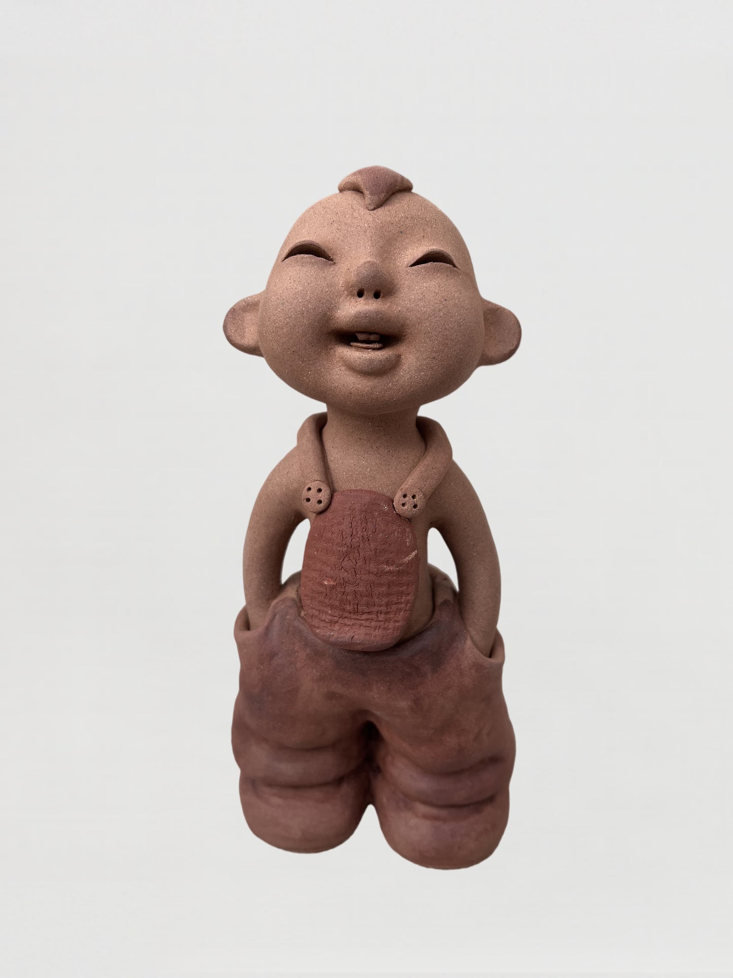 Handmade clay figurine – 肚兜童趣