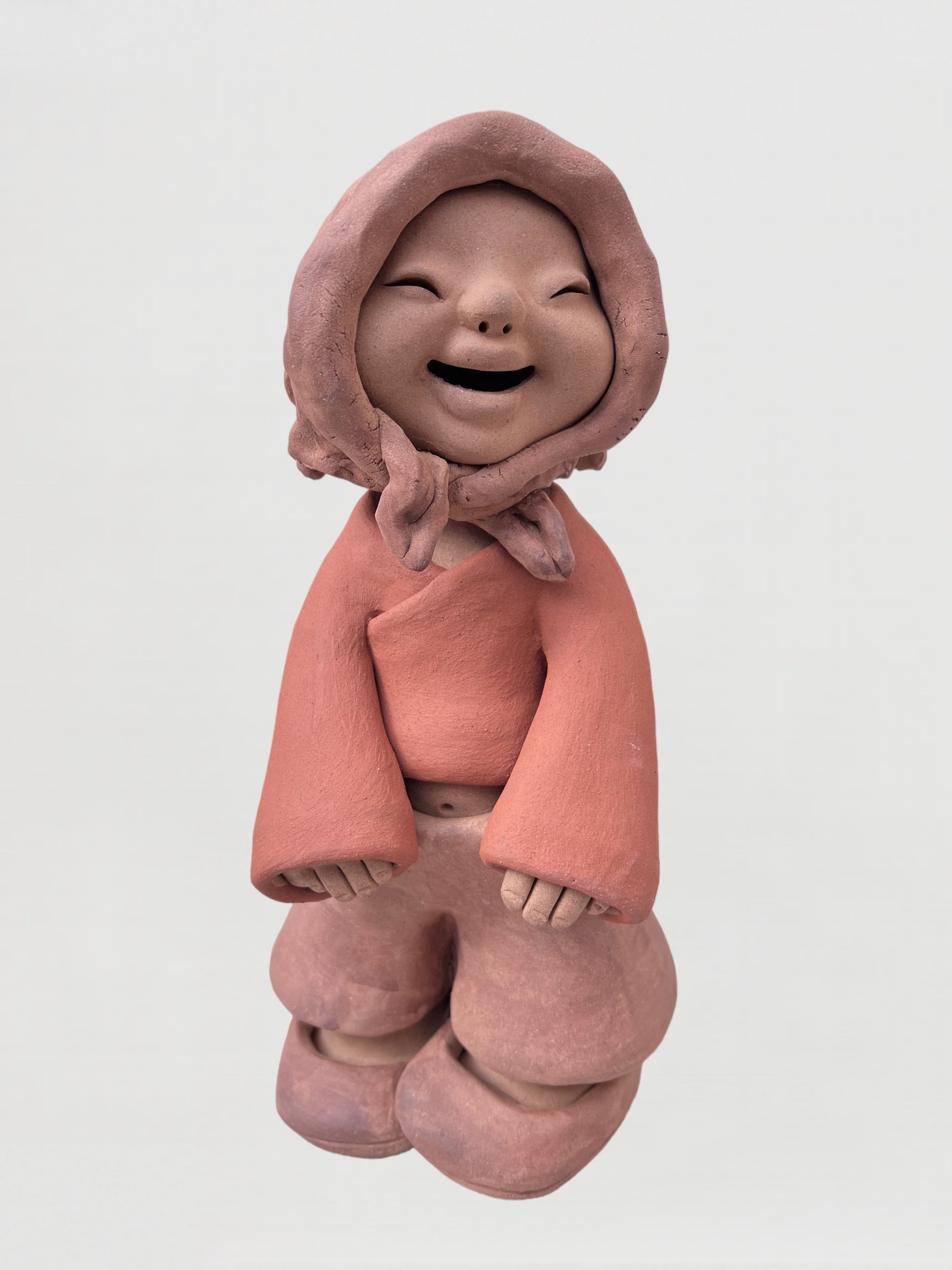 Handmade clay figurine – 淳朴農家婦