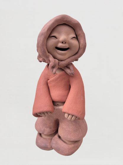 Handmade clay figurine – 淳朴農家婦