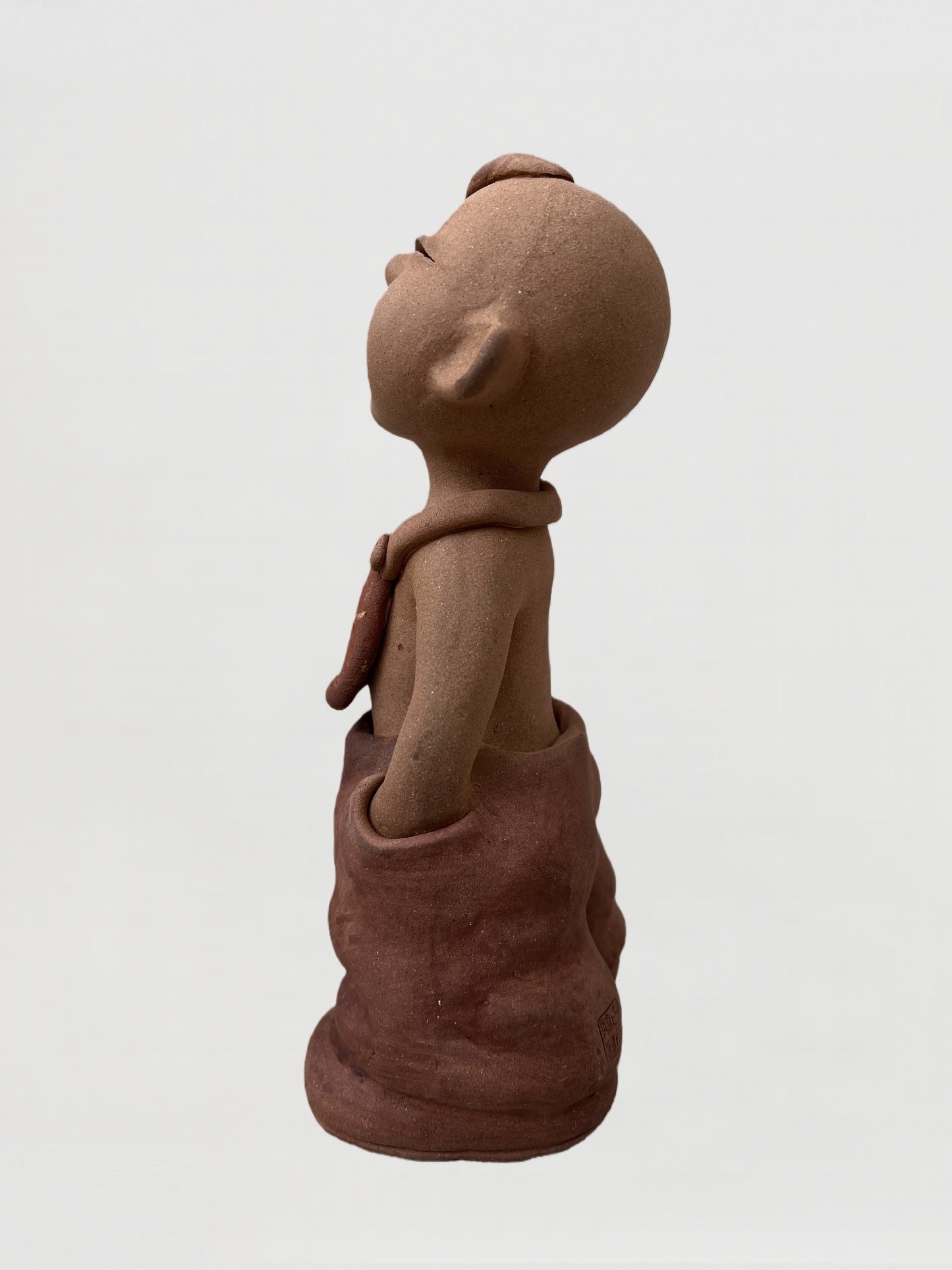 Handmade clay figurine – 肚兜童趣