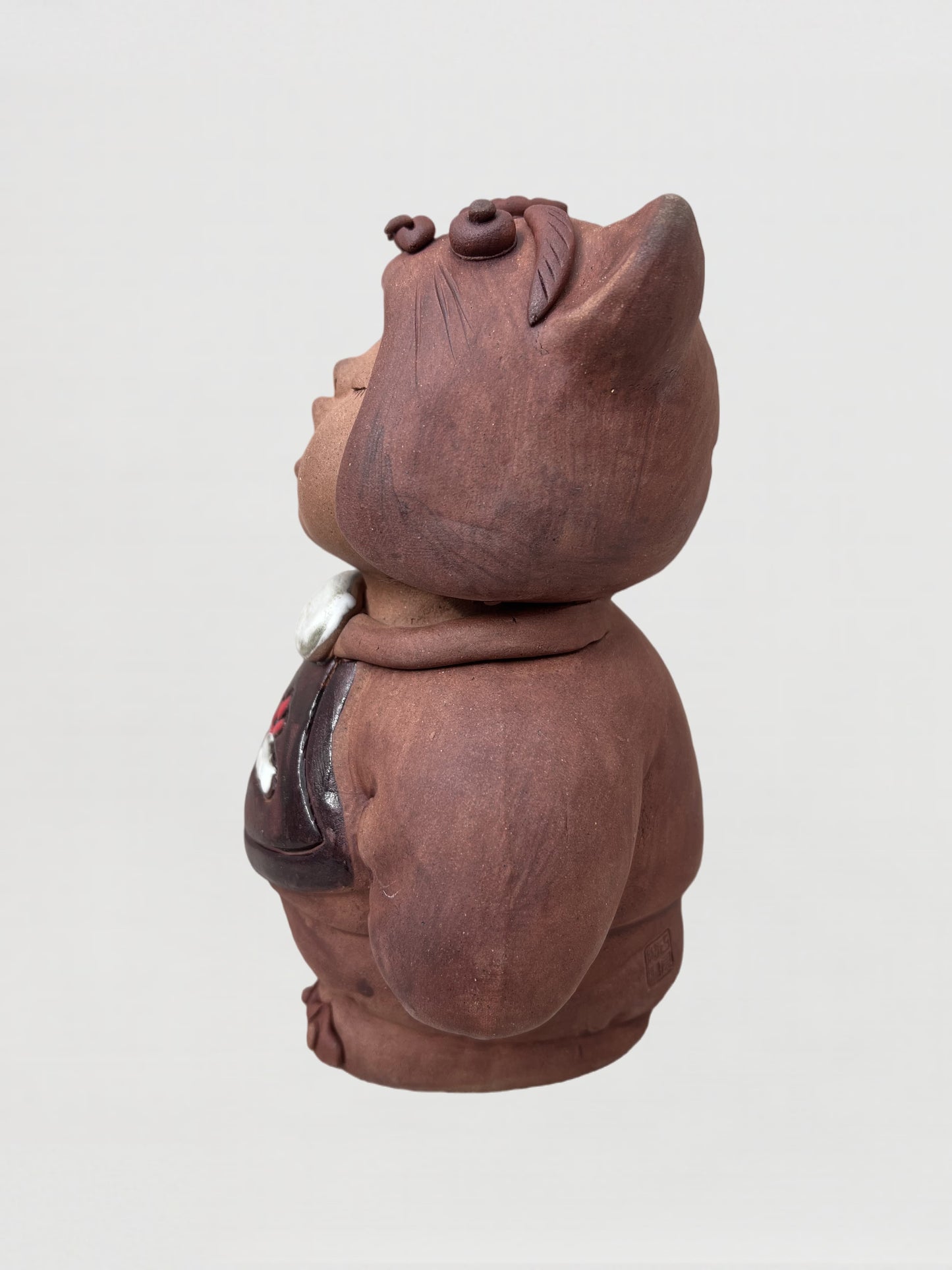 Handmade clay figurine – 虎帽歌童