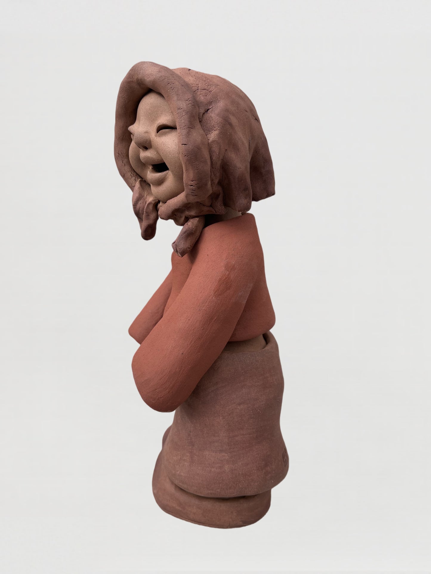 Handmade clay figurine – 淳朴農家婦
