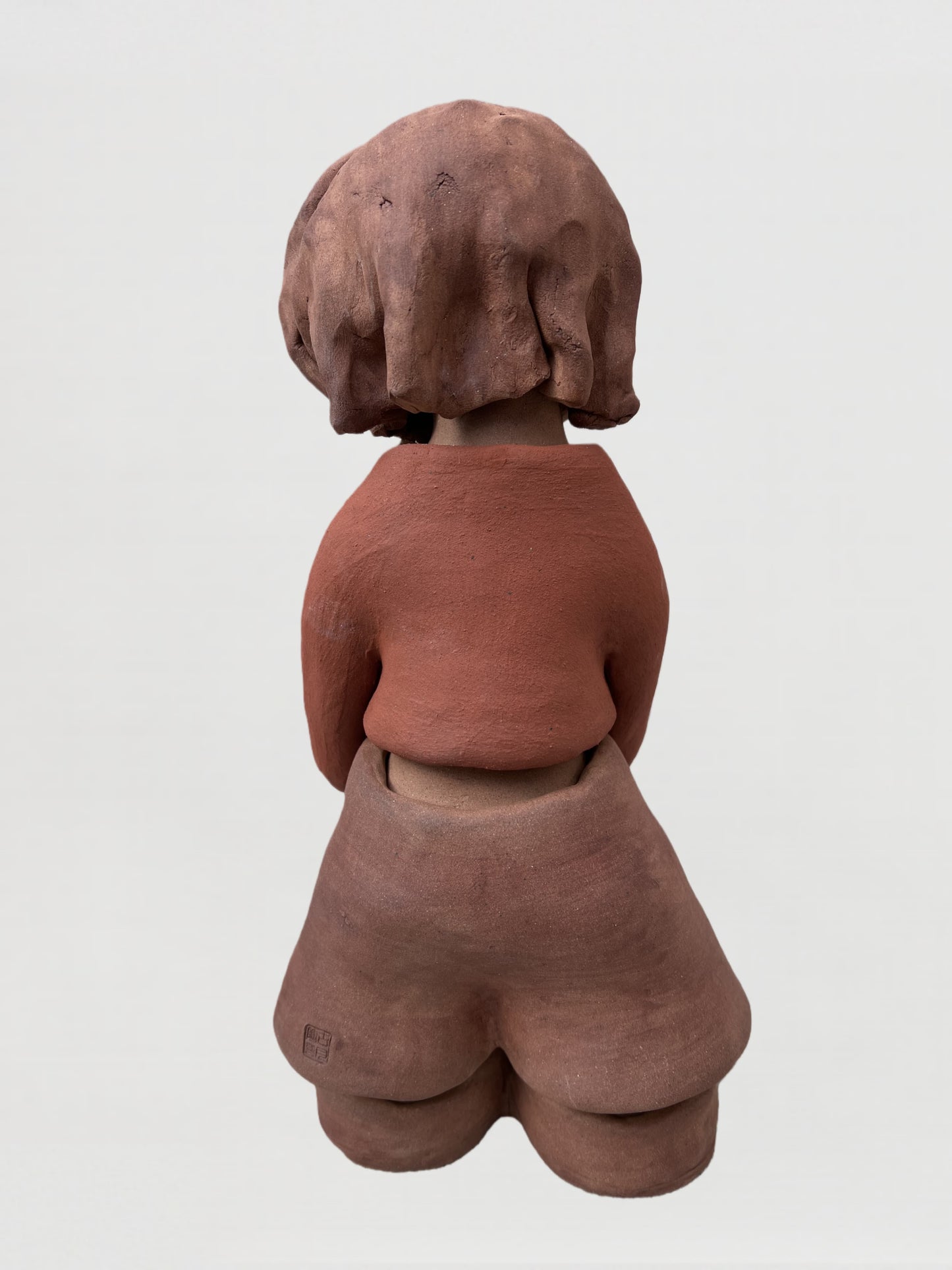 Handmade clay figurine – 淳朴農家婦