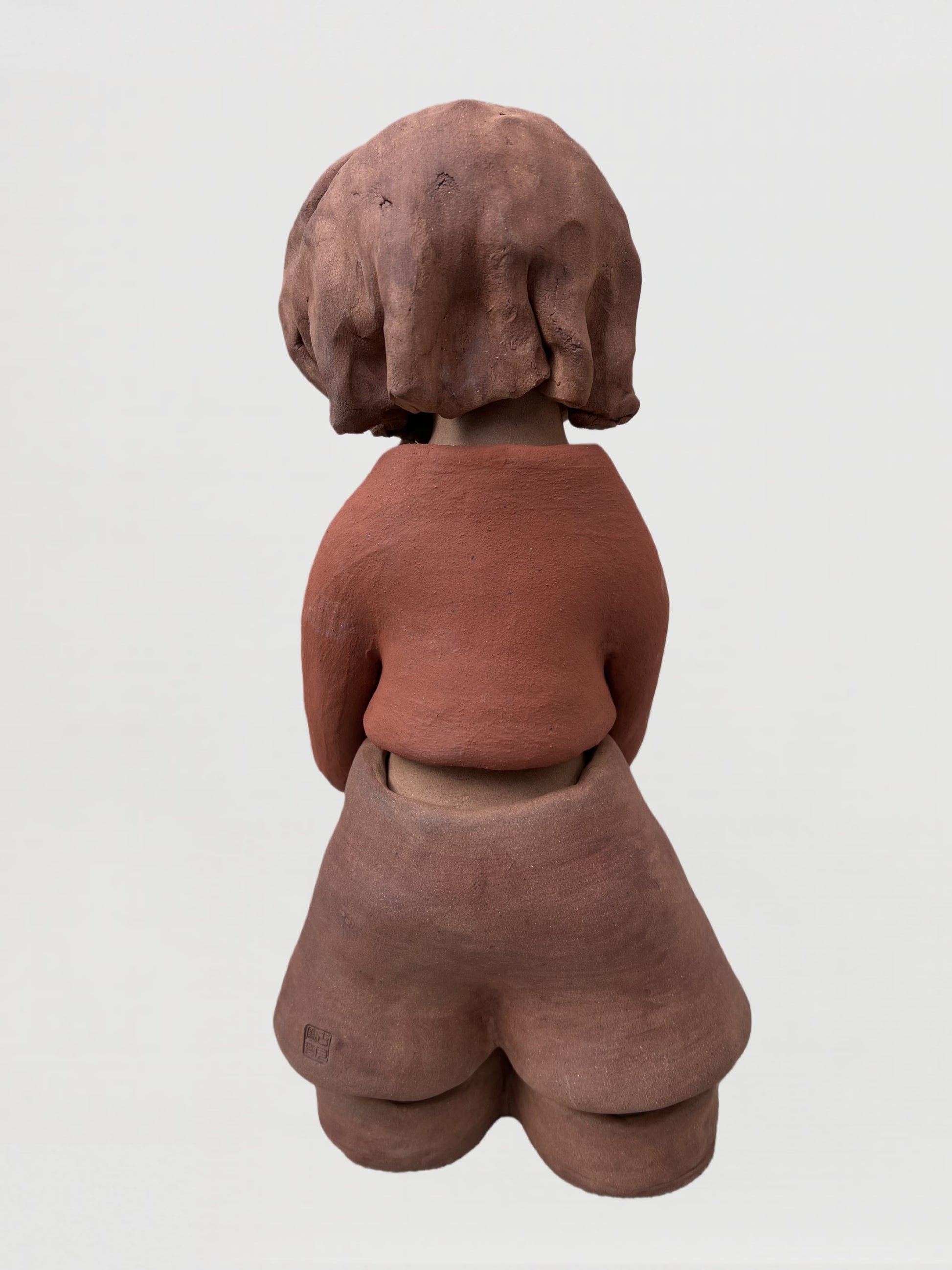 Handmade clay figurine – 淳朴農家婦