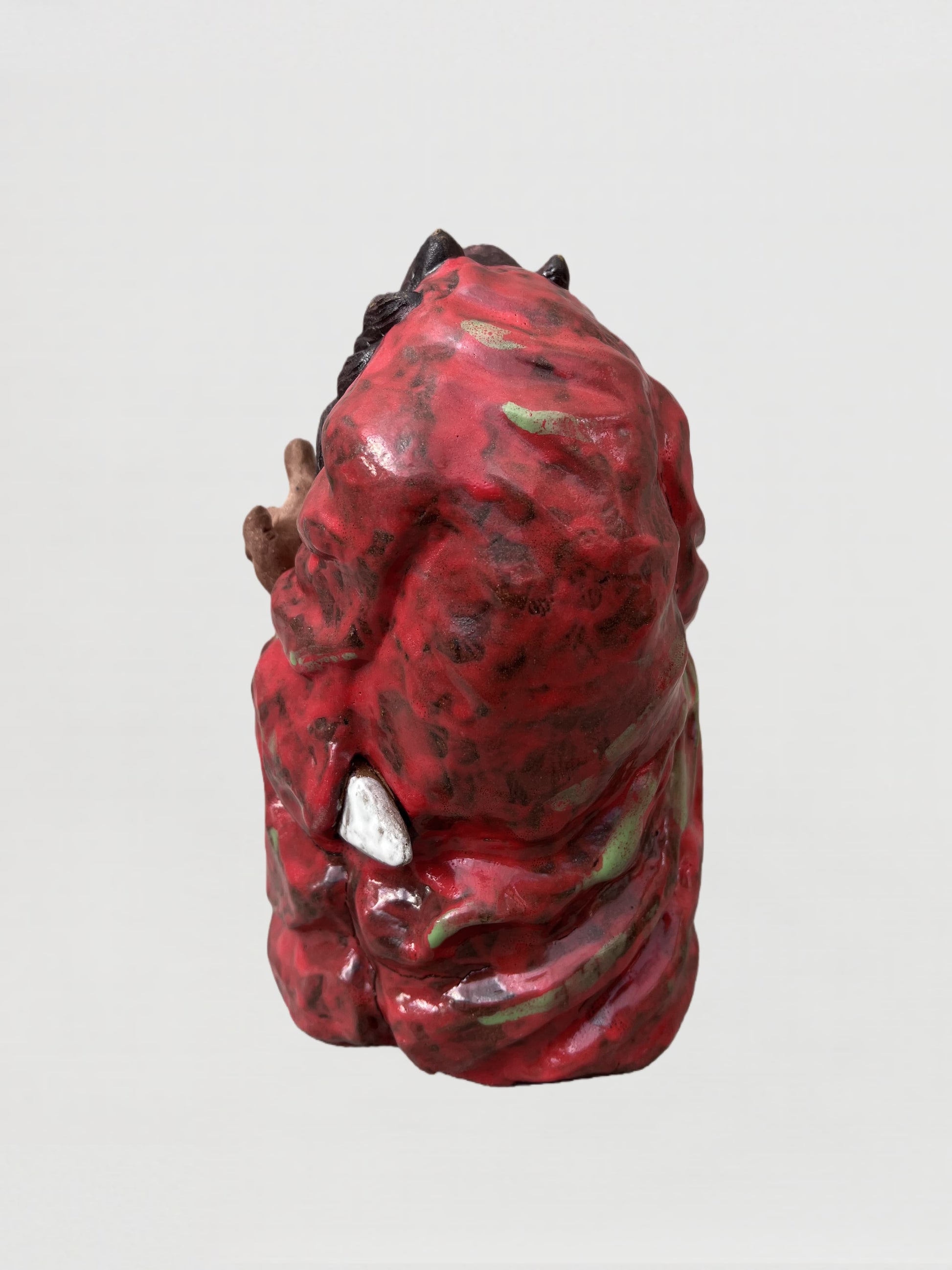 Handmade clay figurine – 紅衣鍾馗