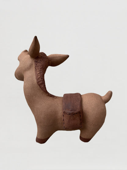 Handmade clay figurine – 負囊小驢