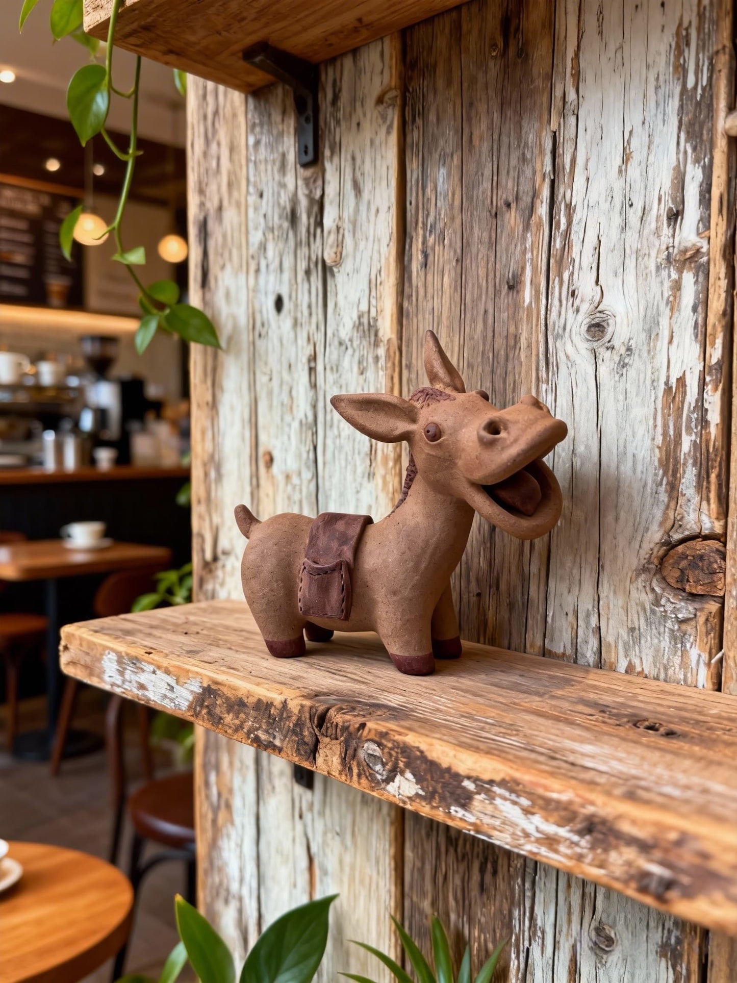 Handmade clay figurine – 負囊小驢