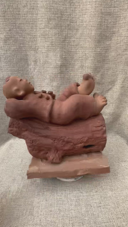 赤腳童‧木上酣憩